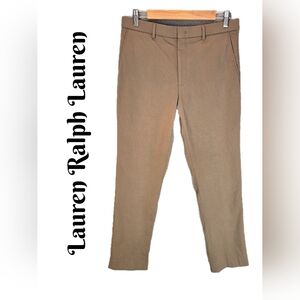 Lauren Ralph Lauren Mens Straight Leg Khaki Pants Sz 31x28.5 Ultimate Stretch